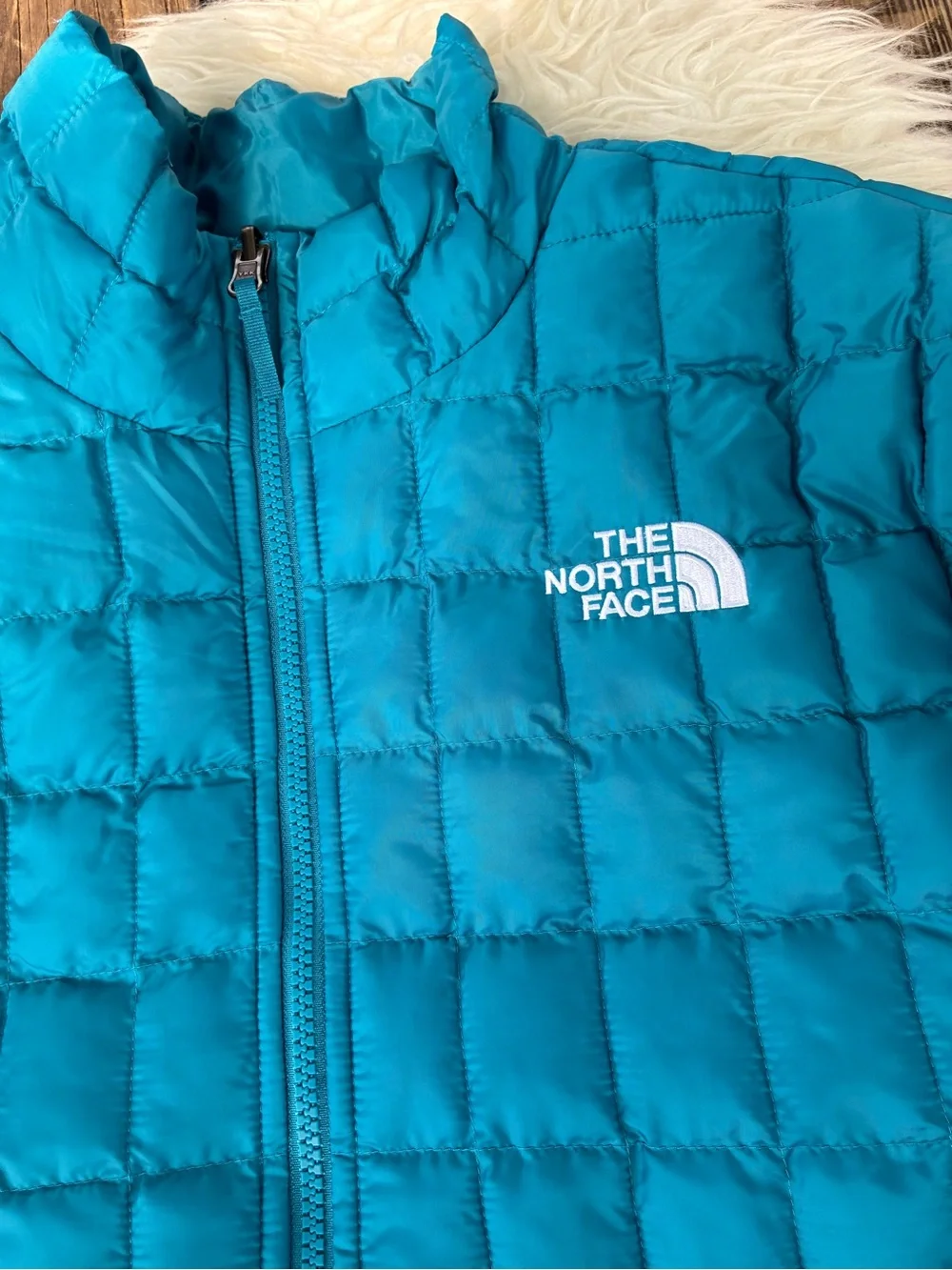 🌺NWT $210 The North face thermal insulation jacket in digital steel size LARGE🌺